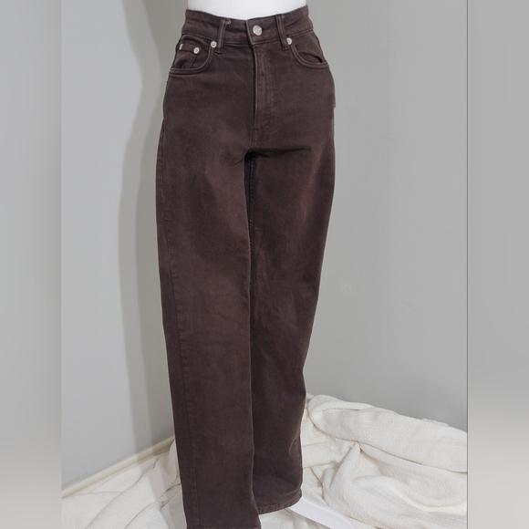 🤩Host Pick❤️ZARA 90s Split Hem Jeans Women's Size 2 - Picture 3 of 11